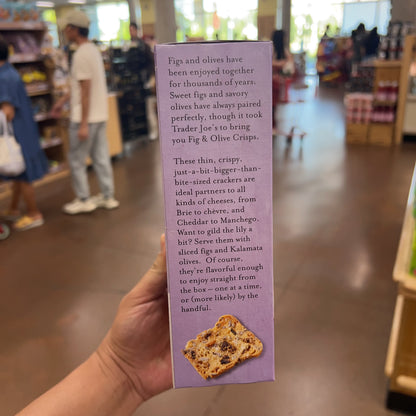 Trader Joe's Fig & Olive Crisps
