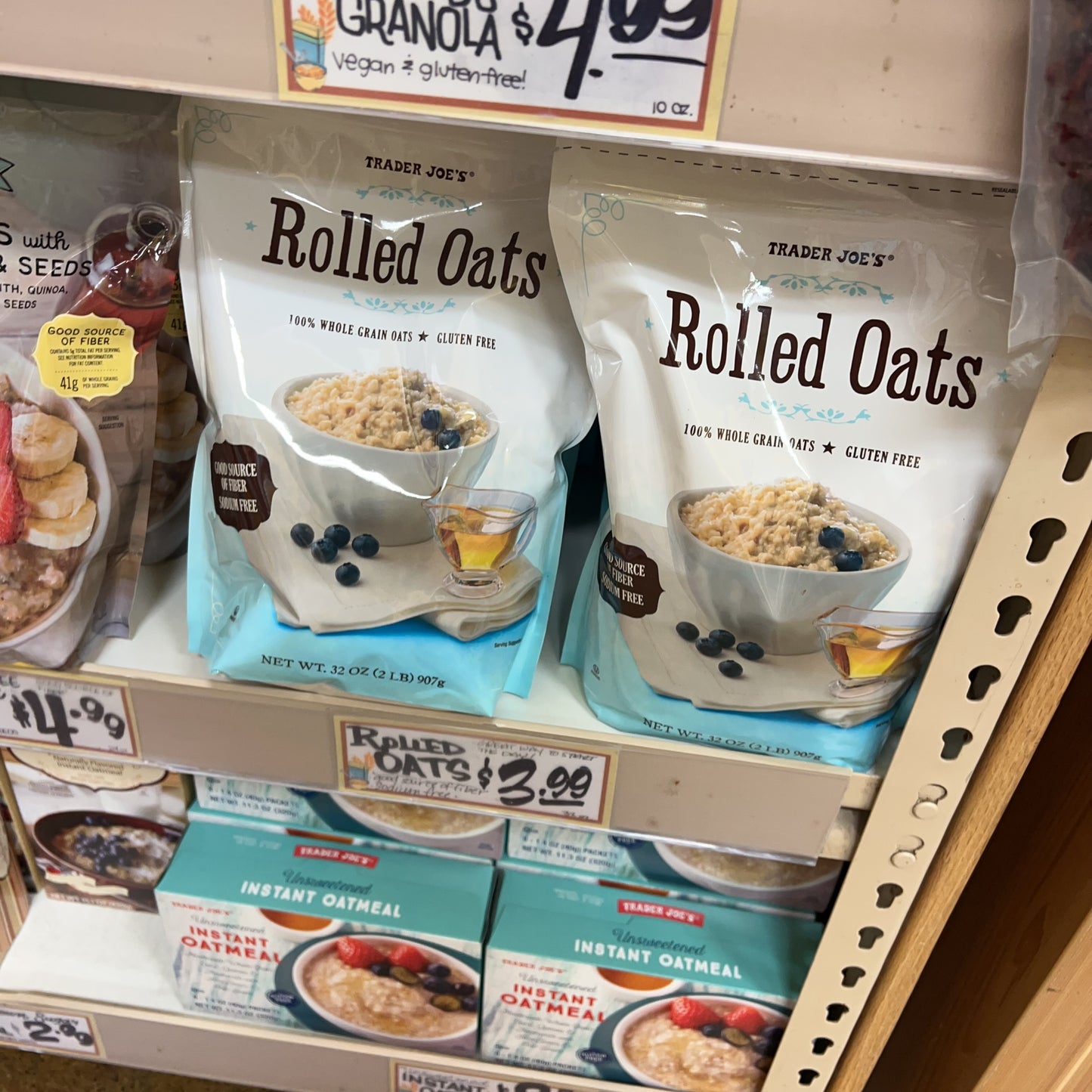 Trader Joe's Rolled Oats 100% Whole Grain Gluten Free — Buy Online | Shipped Nationwide