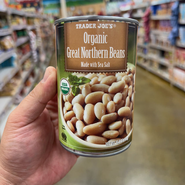 Trader Joe's Organic Great Northern Beans, 15.5 oz product image