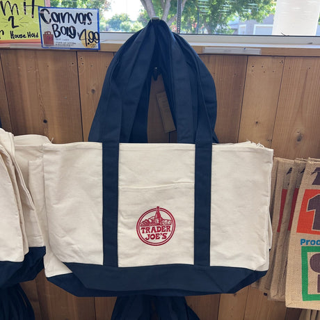 Trader Joe's Large Canvas Tote Bag