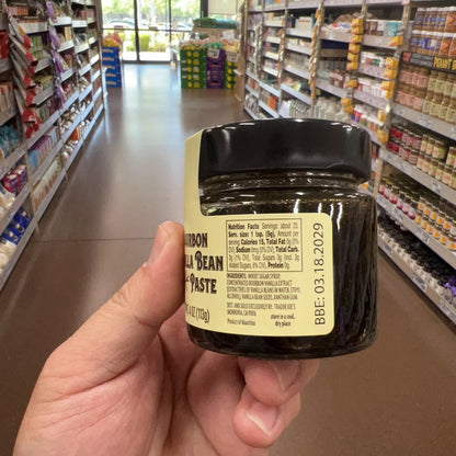 Trader Joe's Bourbon Vanilla Bean Paste Net Wt. 4 oz (113g)