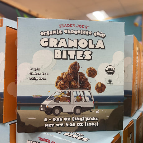 Trader Joe’s Organic Chocolate Chip Granola Bites 5 Pack 4.25 oz product image 3