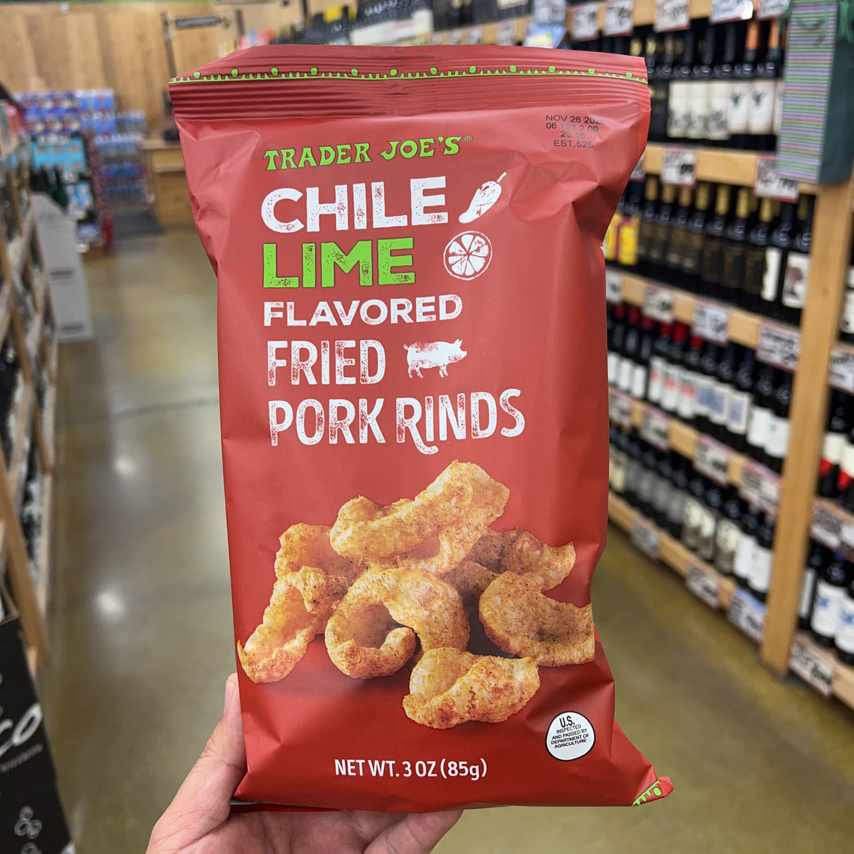 Trader Joe's Chile Lime Flavored Fried Pork Rinds 3 oz product image 7