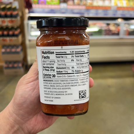 Trader Joe's Bruschetta Topping 12 oz – package detail view 2