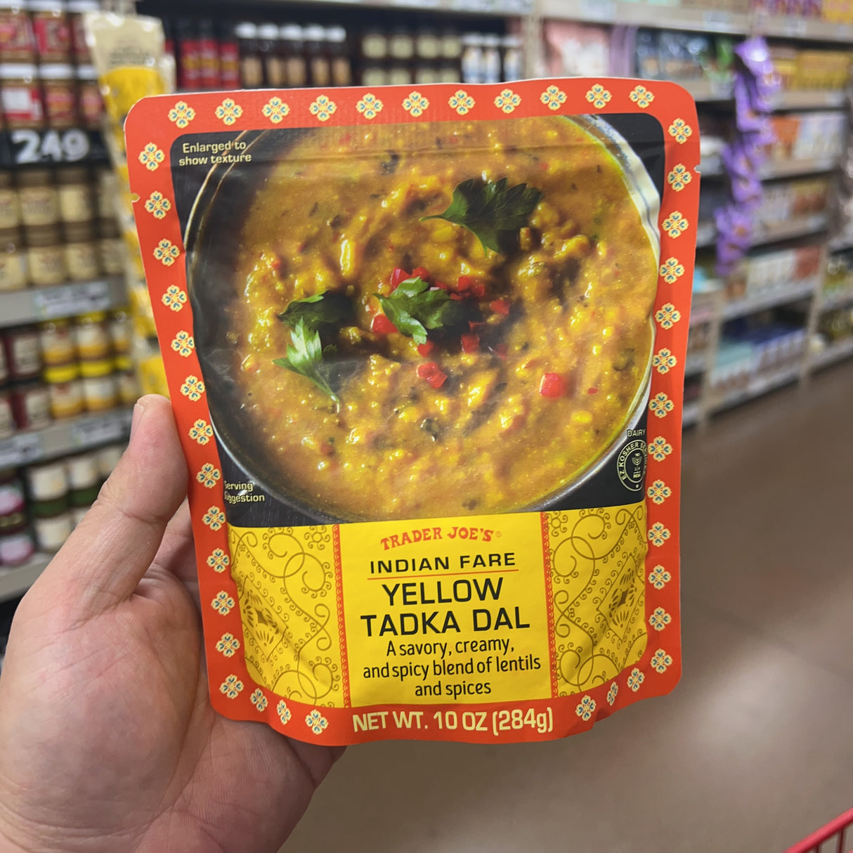 Trader Joe's Indian Fare Yellow Tadka Dal 10 oz