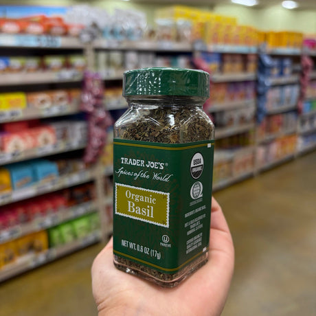 Trader Joe's USDA Organic Basil, Pure Dried Herb, 0.6 OZ (17g)