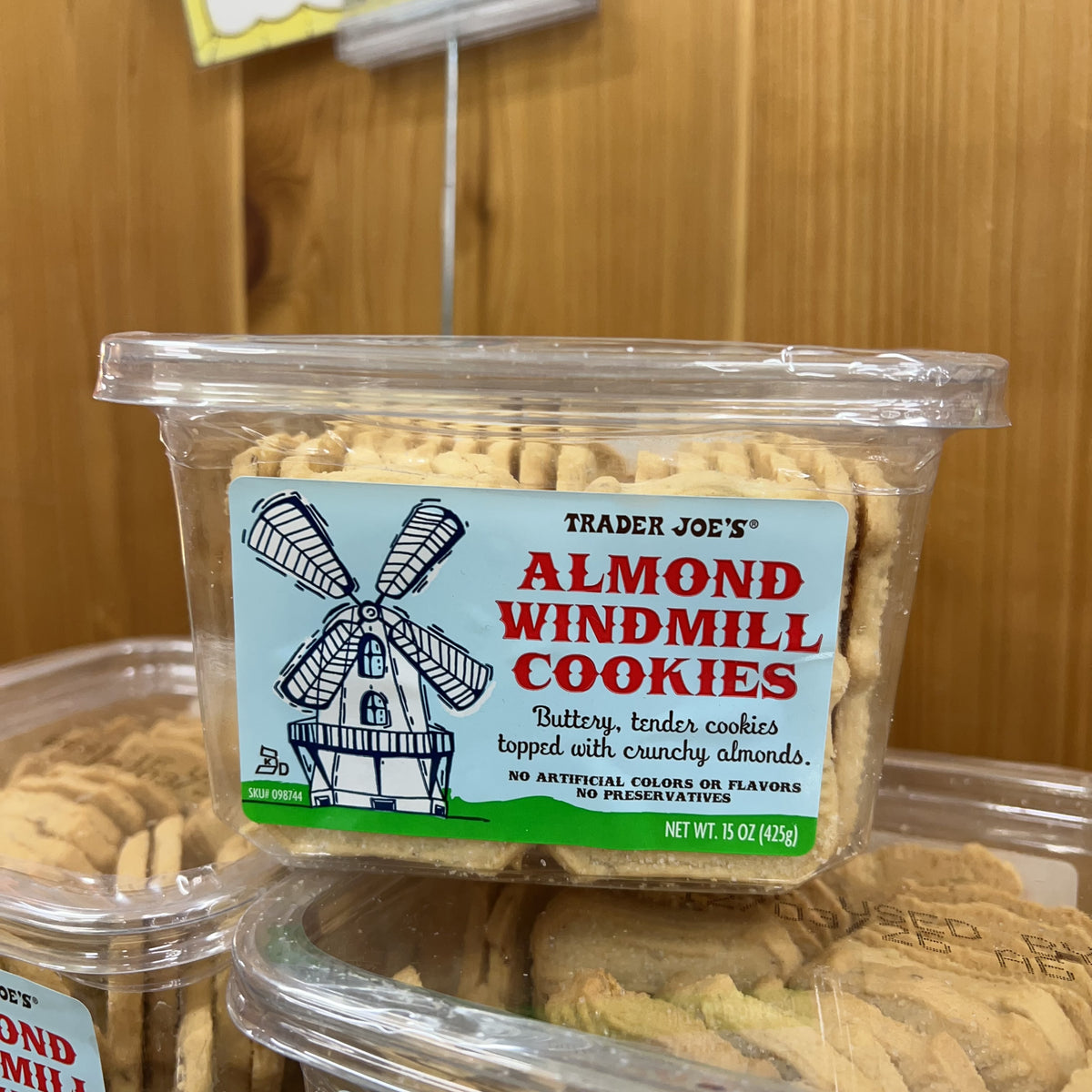Trader Joe's Almond Windmill Cookies, 15 oz