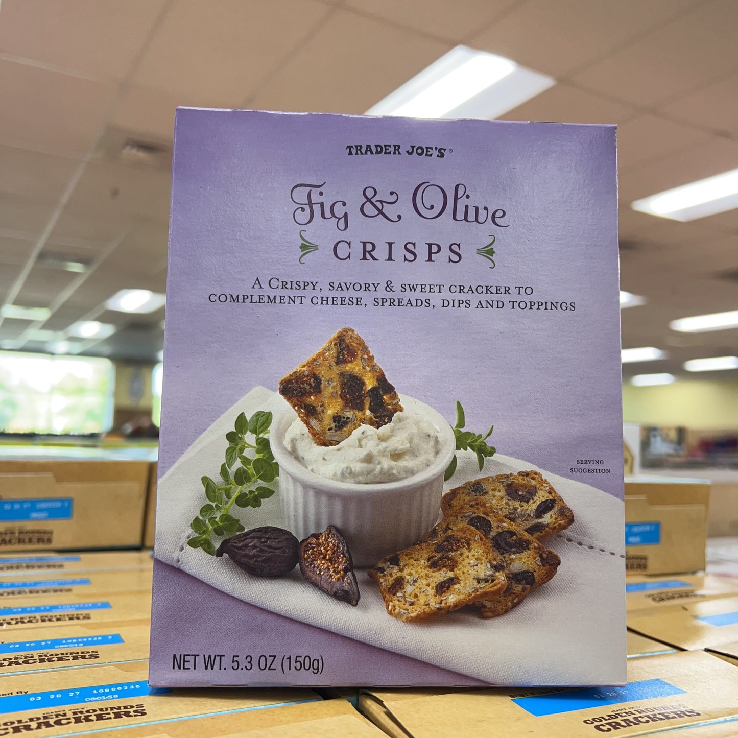 Trader Joe's Fig & Olive Crisps