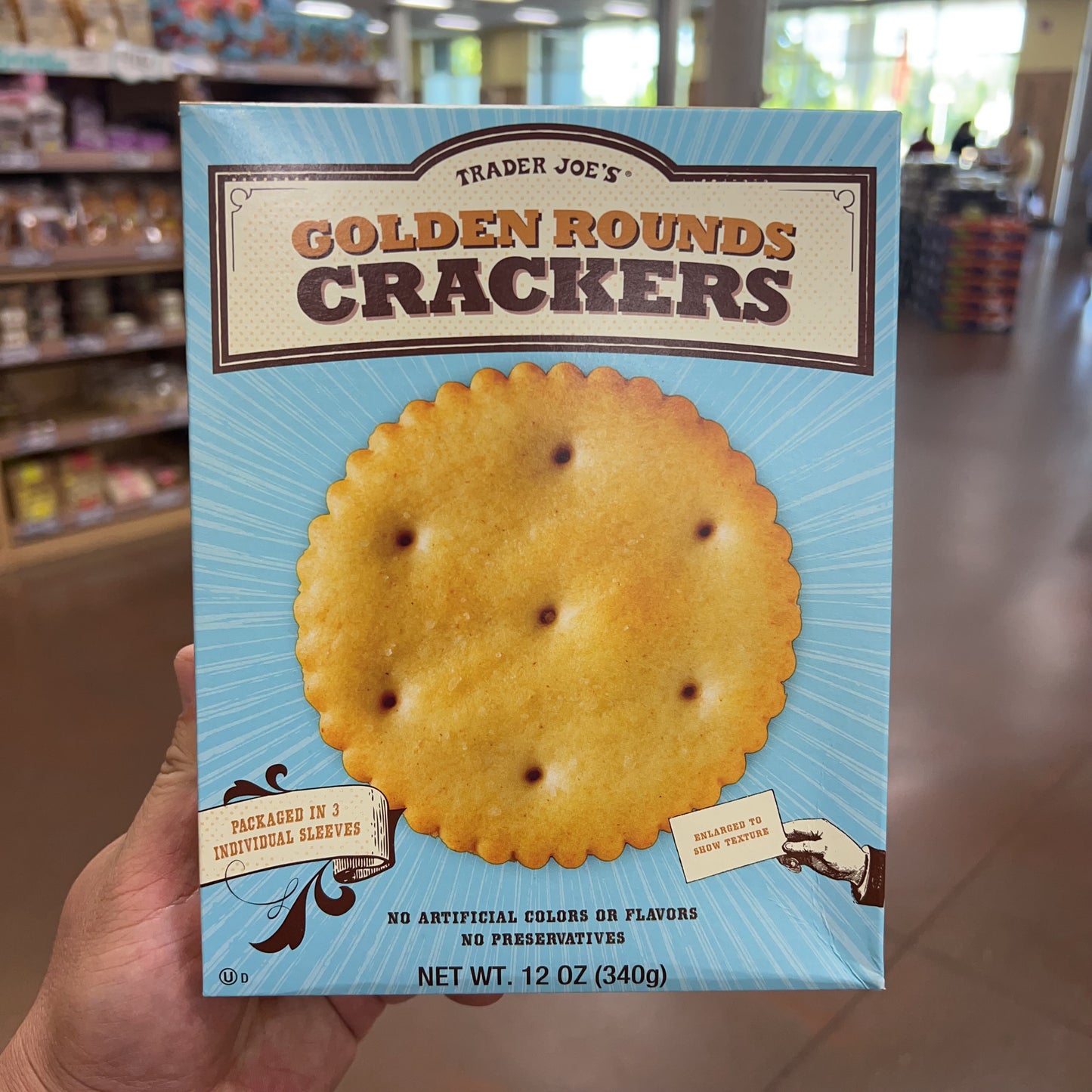 Trader Joe's Golden Rounds Crackers