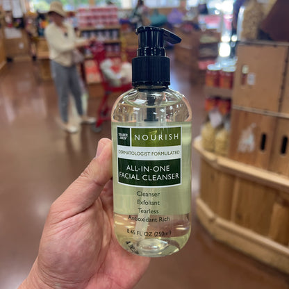 Trader Joe's Nourish Dermatologist Formulated All-In-One Facial Cleanser 8.45 fl oz