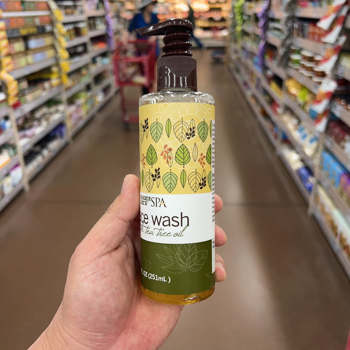 Trader Joe's SPA Tea Tree Oil Face Wash Castile Soap 8.5 fl oz