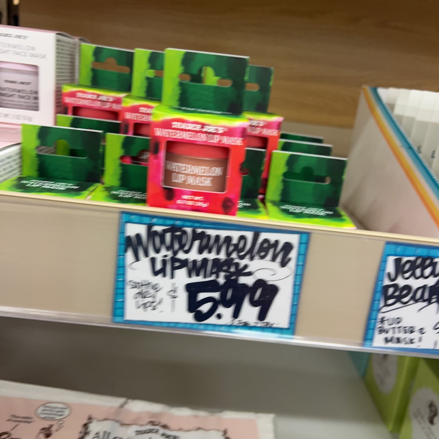 Trader Joe's Watermelon Lip Mask 0.7 oz – Hydrating Lip Treatment