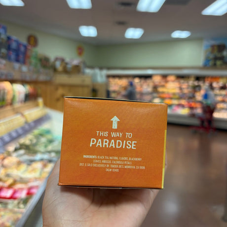 Trader Joe's Mango Flavored Black Tea Blend, 1.2 oz (34g), 20 Tea Bags