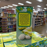 Key lime shortbread cookies with powdered sugar — Trader Joe's delivery via HIOOL