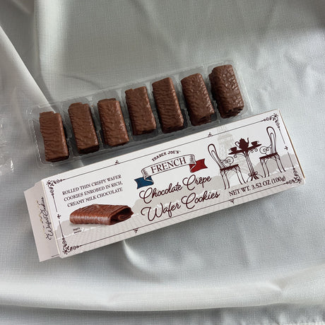 Trader Joe's French Chocolate Crepe Wafer Cookies 3.52 oz – package detail view 2