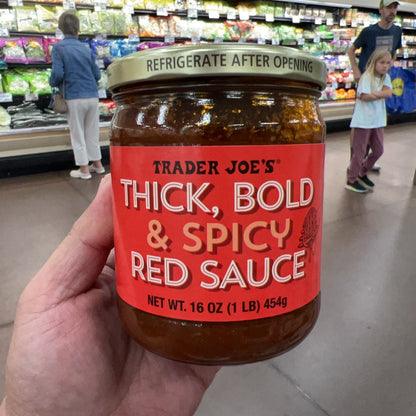 Trader Joe's Thick, Bold & Spicy Red Sauce 16 oz (1 lb) product image 4