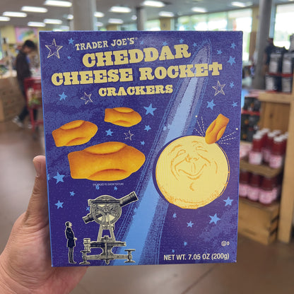 Trader Joe's Cheddar Cheese Rocket Crackers