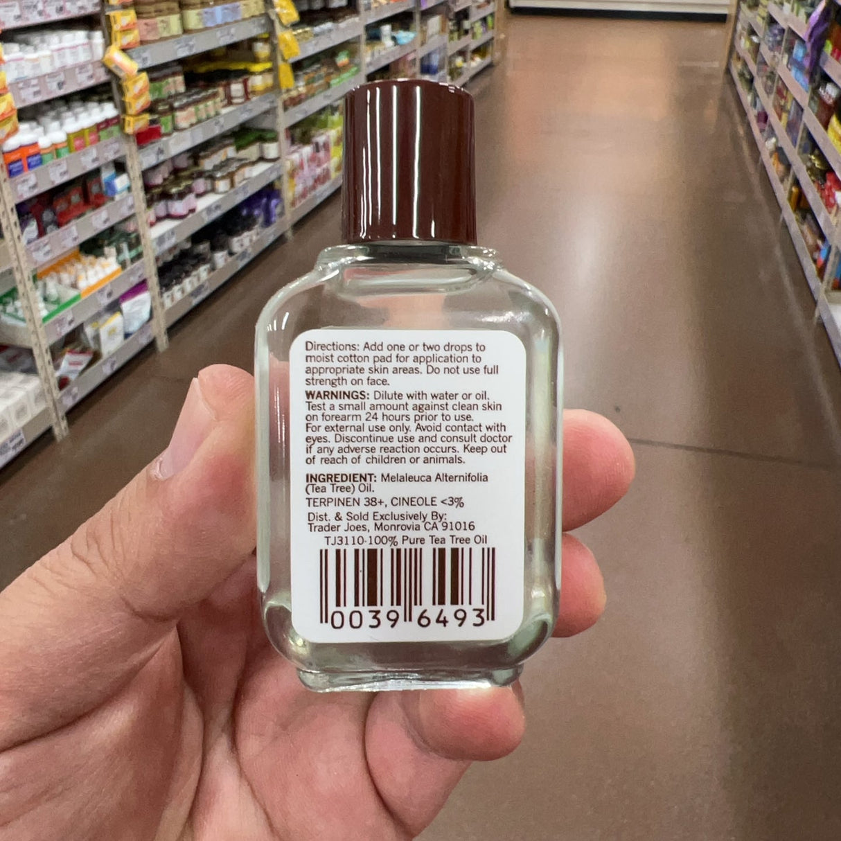 Trader Joe's SPA 100% Pure Australian Tea Tree Oil 1 fl oz