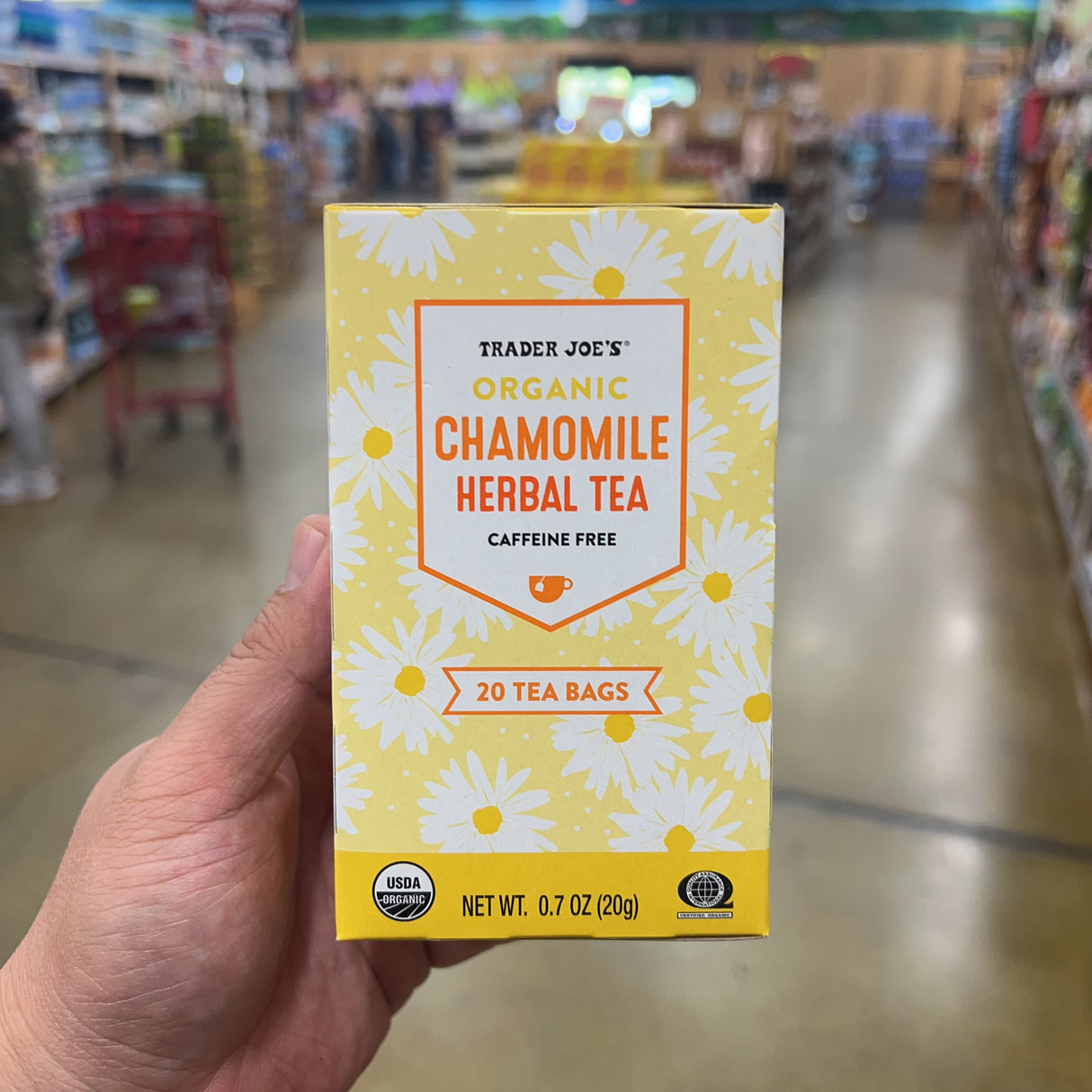 Trader Joe's Organic Chamomile Herbal Tea 20 Bags 0.7 oz product image 4