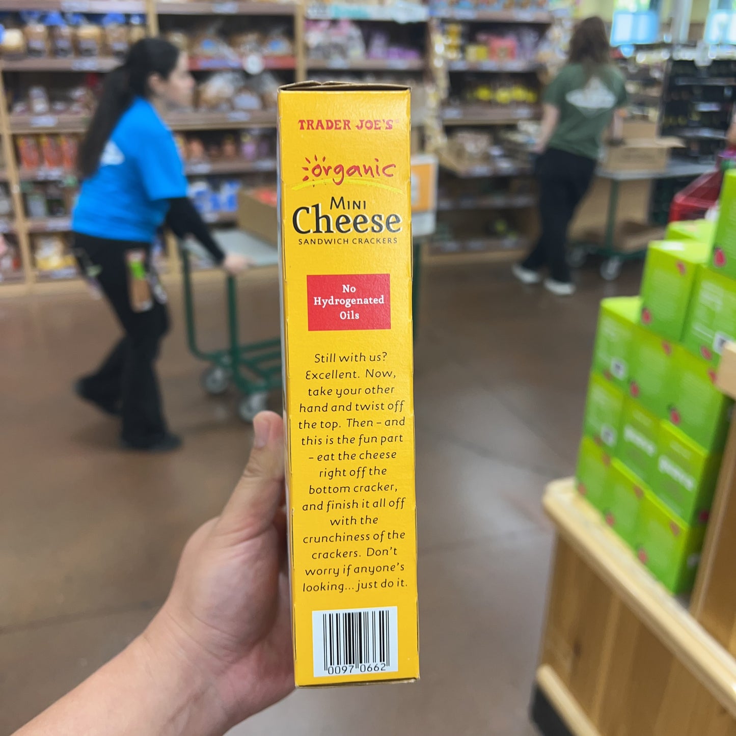 Trader Joe's Organic Mini Cheese Sandwich Crackers