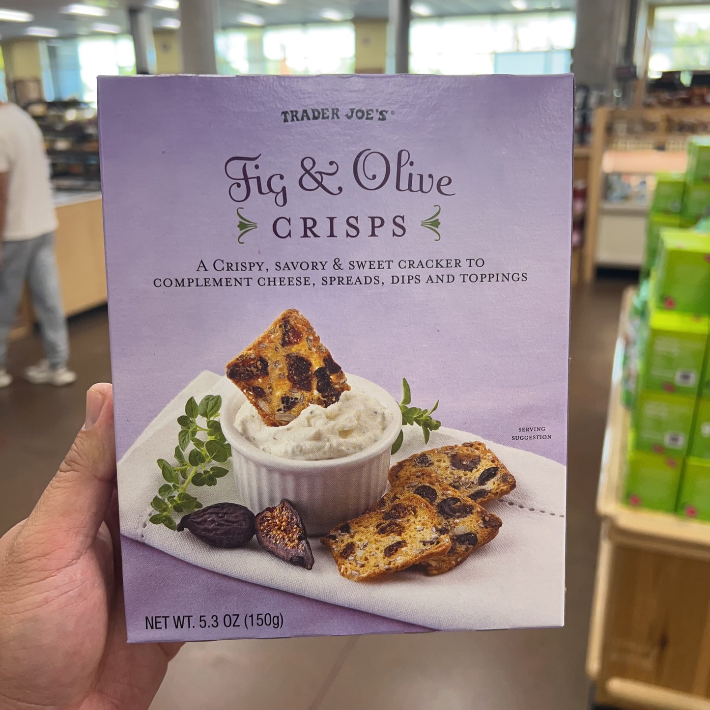 Trader Joe's Fig & Olive Crisps