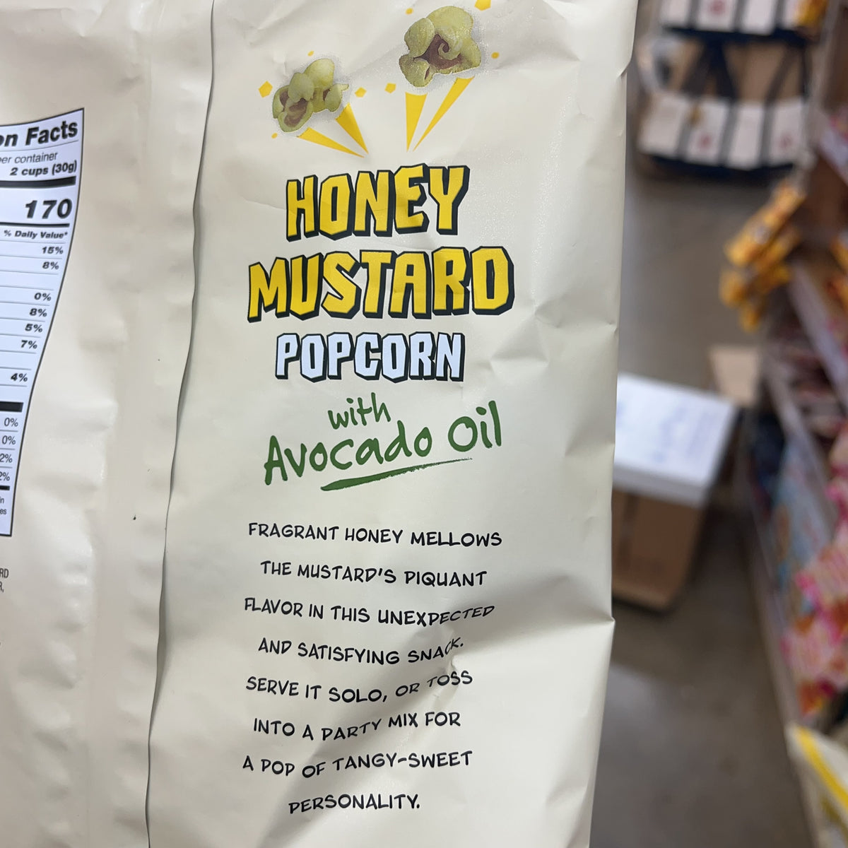 Trader Joe's Honey Mustard Popcorn with Avocado Oil, 5 oz