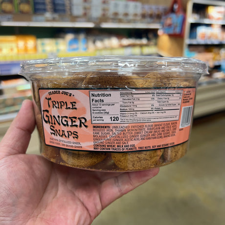 Trader Joe's Triple Ginger Snaps 14 oz (397g) – package detail view 8