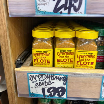 Trader Joe's Everything but the Elote Mexican Street Corn Seasoning Blend 2.3 oz (65g) | Kosher | Contains Dairy