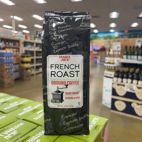 Trader Joe's French Roast Ground Coffee Dark Roast 100% Arabica 14 oz