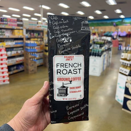 Trader Joe's French Roast Ground Coffee Dark Roast 100% Arabica 14 oz