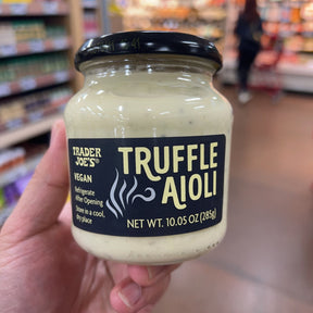 Trader Joe's Vegan Truffle Aioli 10.05 oz (285g) | Black Truffle | Dairy-Free & Egg-Free