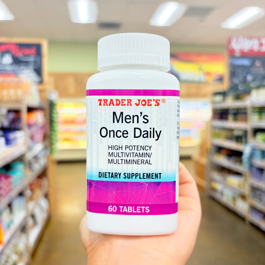 Trader Joe's Men's Once Daily High Potency Multivitamin Multimineral 60 Tablets