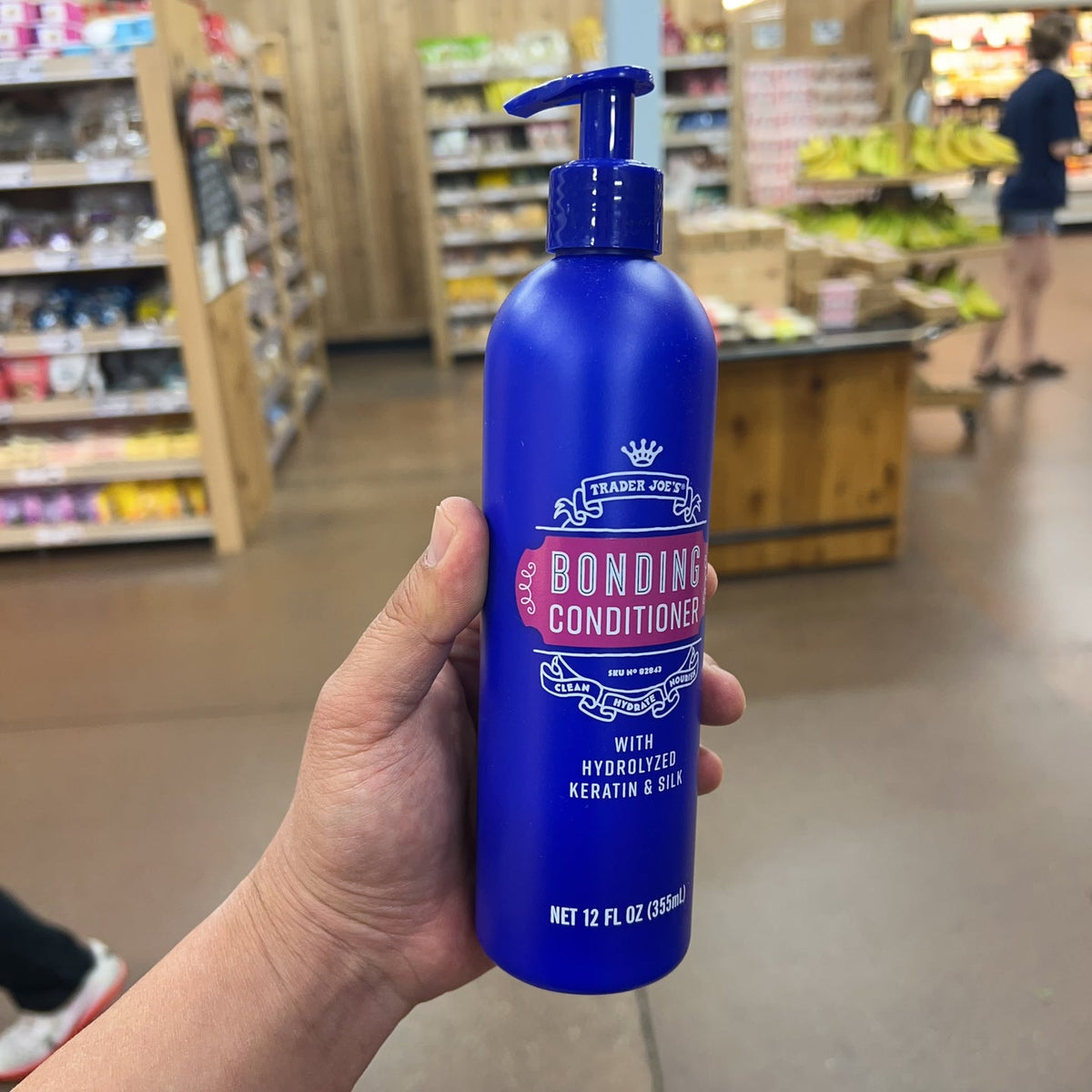 Trader Joe's Bonding Conditioner Hydrolyzed Keratin & Silk Bond-Repairing 12 fl oz
