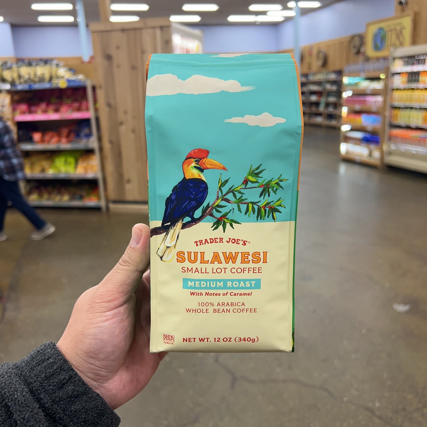 Trader Joe's Sulawesi Small Lot Medium Roast Whole Bean Coffee, 12 oz