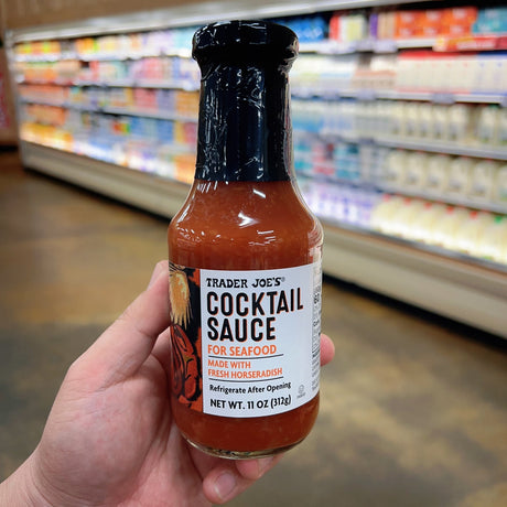 Trader Joe's Cocktail Sauce for Seafood | Fresh Horseradish | Gluten-Free | 11 oz (312g)