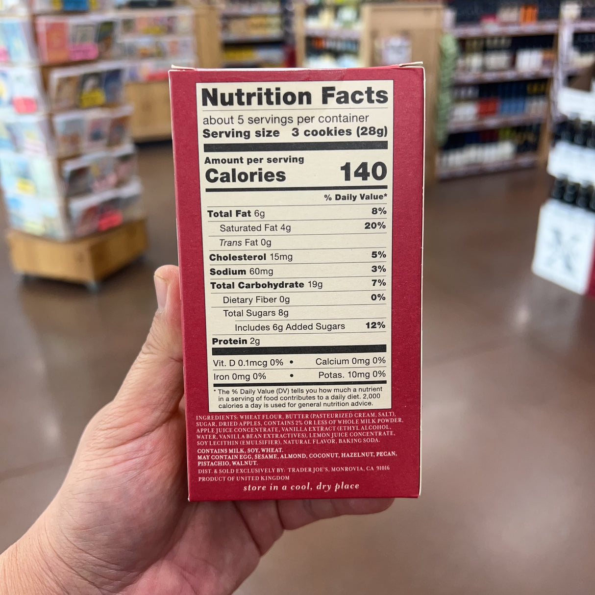Trader Joe's All Butter Apple Shortbread Cookies, 4.93 oz product image 7