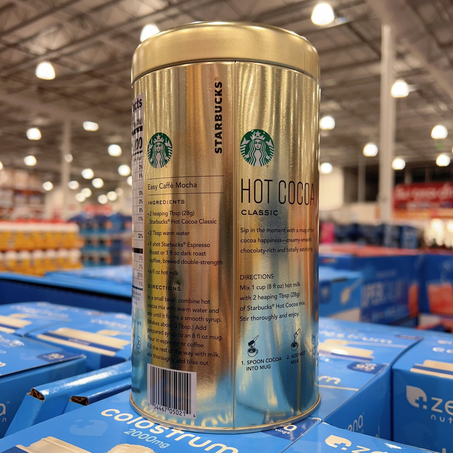Starbucks Classic Hot Cocoa Mix 30 oz (850g) | ~30 Servings | Kosher Dairy