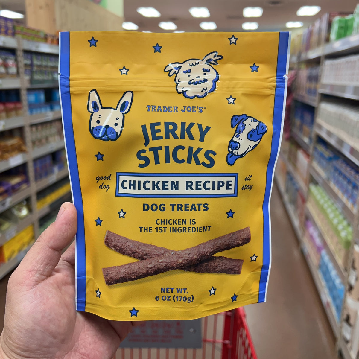 Trader Joe's Chicken Jerky Sticks Dog Treats — additional product detail