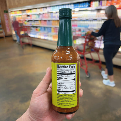 Trader Joe's Chunky Garlic & Jalapeño Hot Sauce Zero Calorie 10 oz