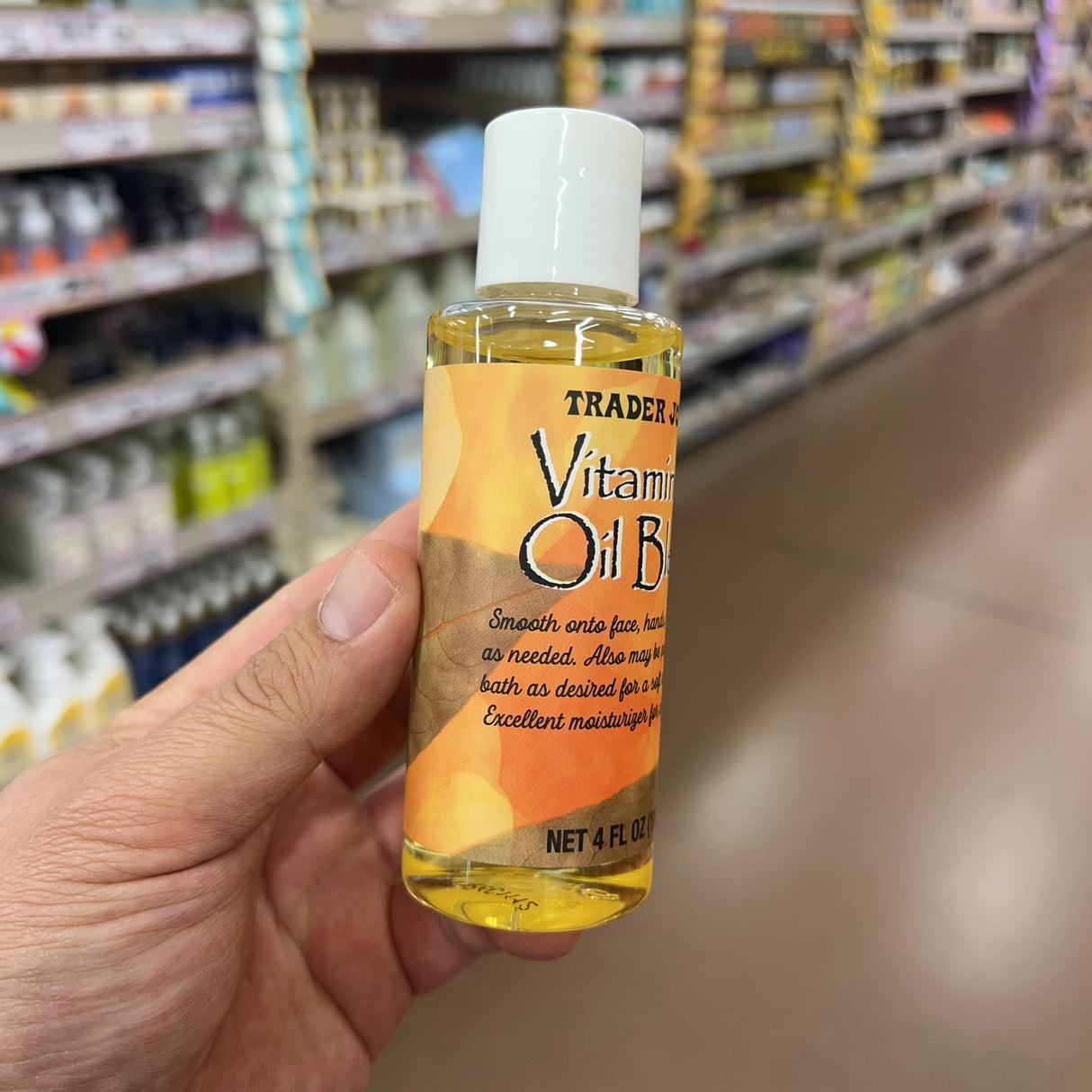 Trader Joe's Vitamin E Oil Blend 24000 IU Soybean & Coconut Oil 4 fl oz
