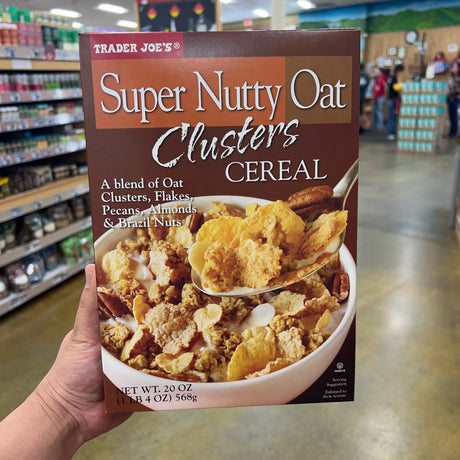 Trader Joe's Super Nutty Oat Clusters Cereal 20 oz, product image 1