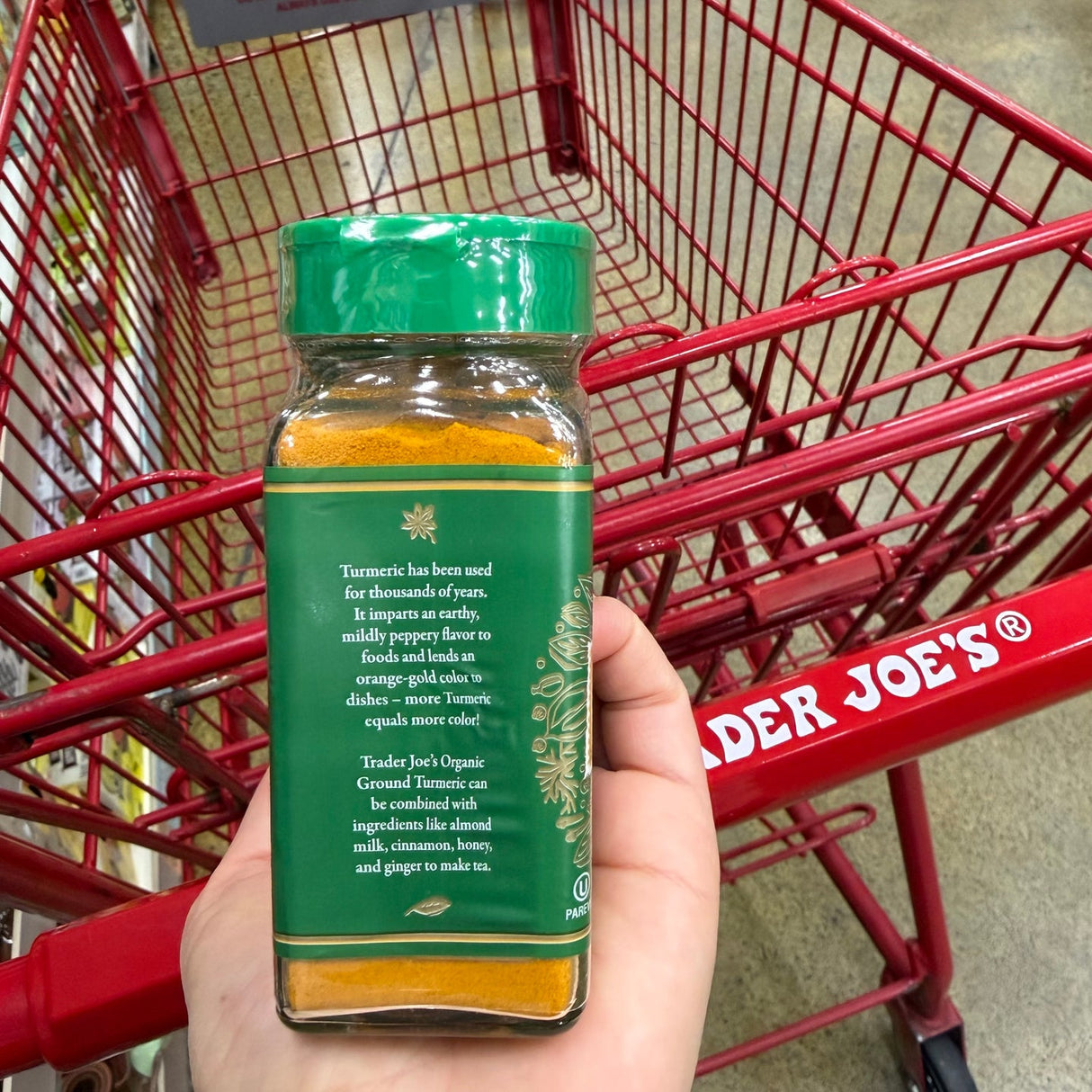 Trader Joe's USDA Organic Ground Turmeric 2 oz (57g) | Kosher | Pure Turmeric Spice