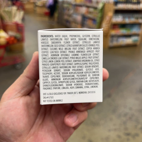 Trader Joe's Watermelon Overnight Face Mask 2 oz