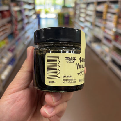Trader Joe's Bourbon Vanilla Bean Paste Net Wt. 4 oz (113g)