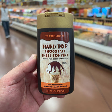 Trader Joe's Hard Top Chocolate Shell Topping 6.17 oz (175g)