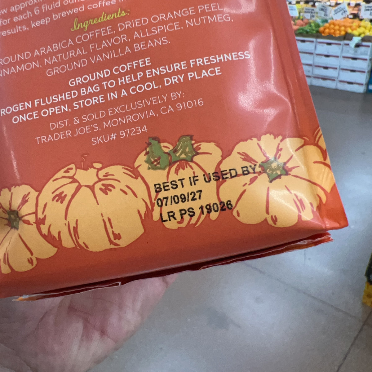 Trader Joe's Pumpkin Spice Ground Coffee, 14 oz product image 7