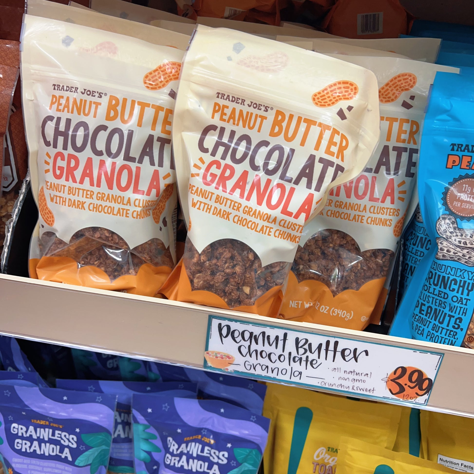 Trader Joe's Peanut Butter Chocolate Granola