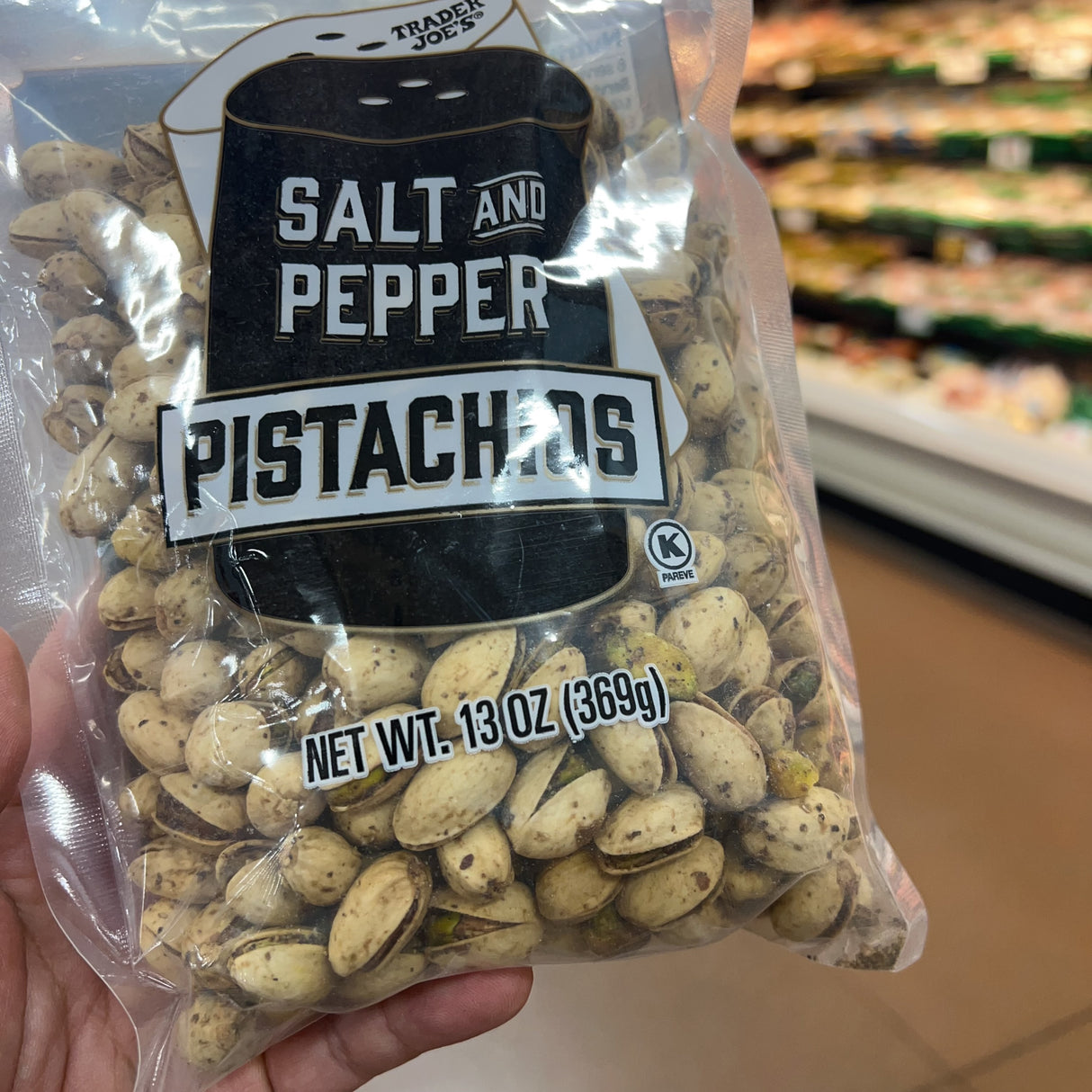 Trader Joe's Salt and Pepper Pistachios 13 oz