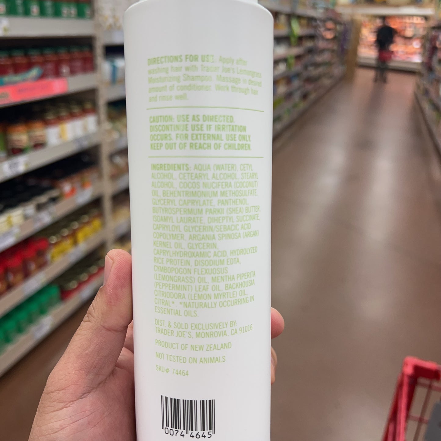 Trader Joe's Lemongrass Moisturizing Conditioner