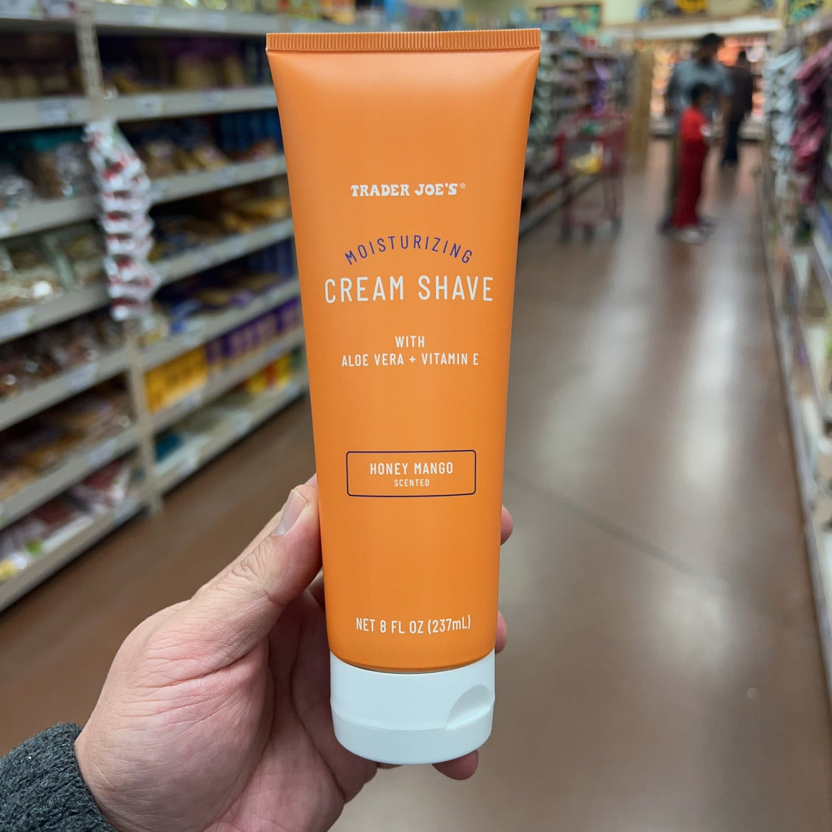 Trader Joe's Honey Mango Moisturizing Cream Shave Lotion 8 oz
